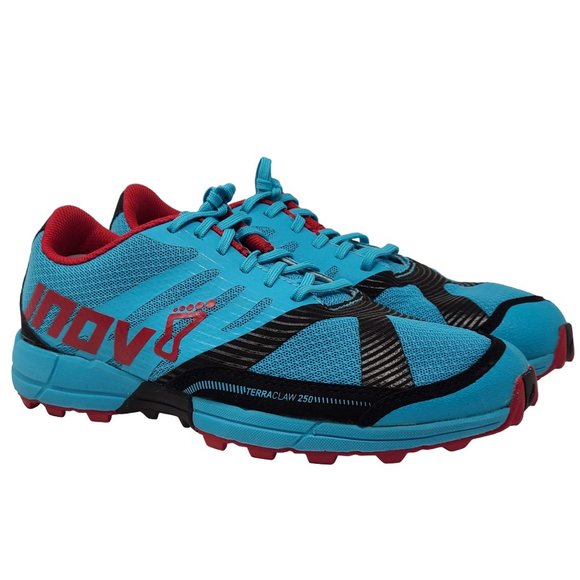 INOV-8 Terraclaw 250 Trail Running Shoes Standard Fit Blue Berry Women's 7 NEW - Picture 1 of 15